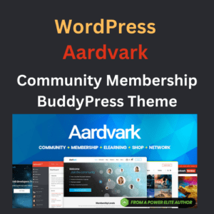 Aardvark - Community, Membership, BuddyPress Theme