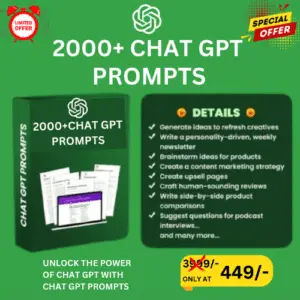 2000+ Chat GPT Prompts