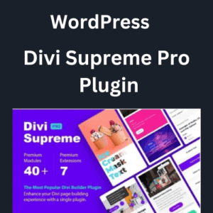 Divi Supreme Pro Plugin