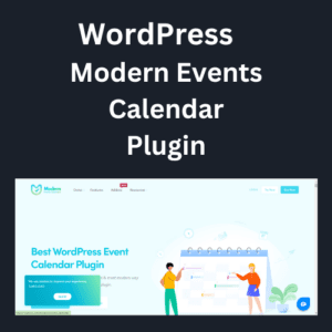 Modern Events Calendar Plugin