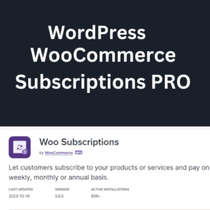 WooCommerce Subscriptions PRO